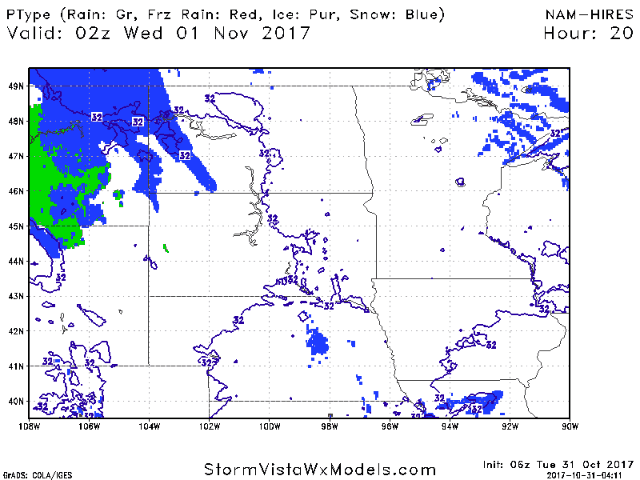 10-31-17 South Dakota: Unsettled this week…details here! E.