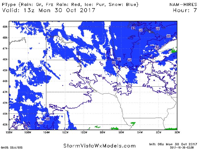 10-30-17 Minnesota: Chilly and Active Week Ahead…Details Here. E.
