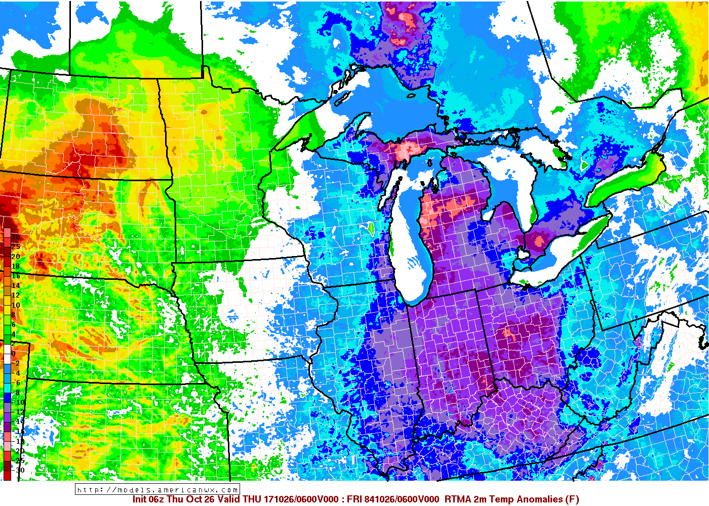 10-26-17 Illinois: Eyeing season’s first snowflakes and coldest air this weekend. K.