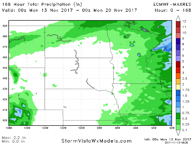 11-13-17 Northern Plains Regional Update: Temperature roller coaster this week…details here. E.
