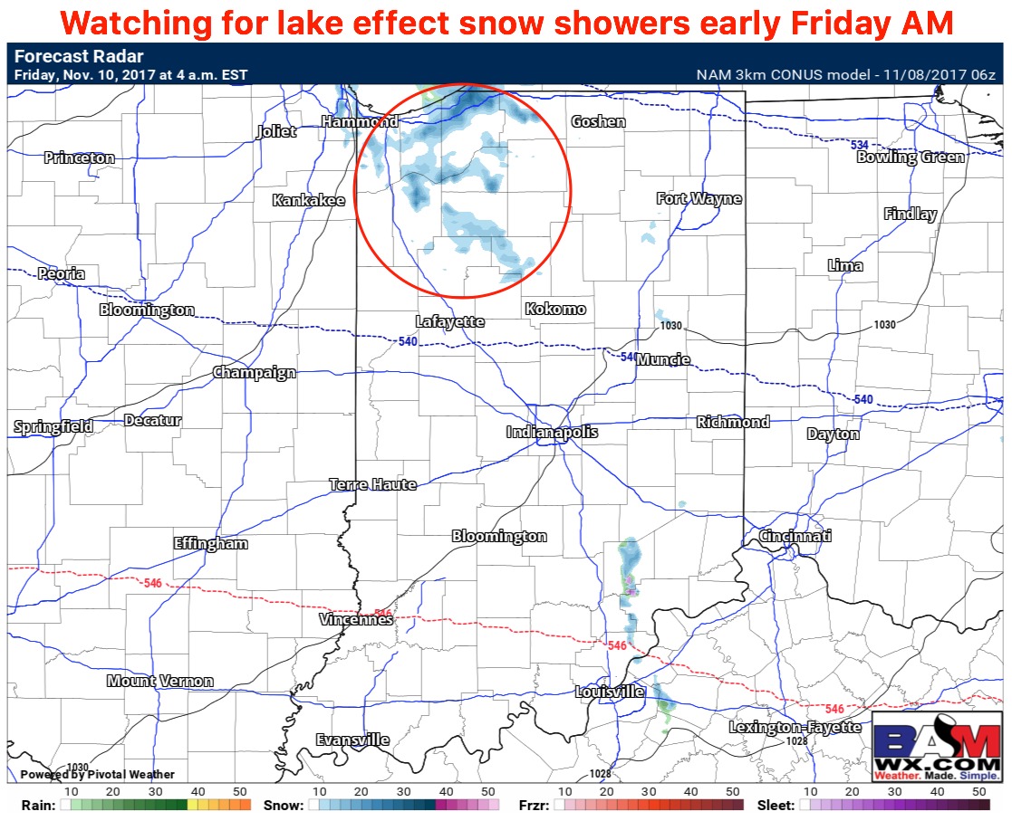 11-8-17 LaPorte District Forecast