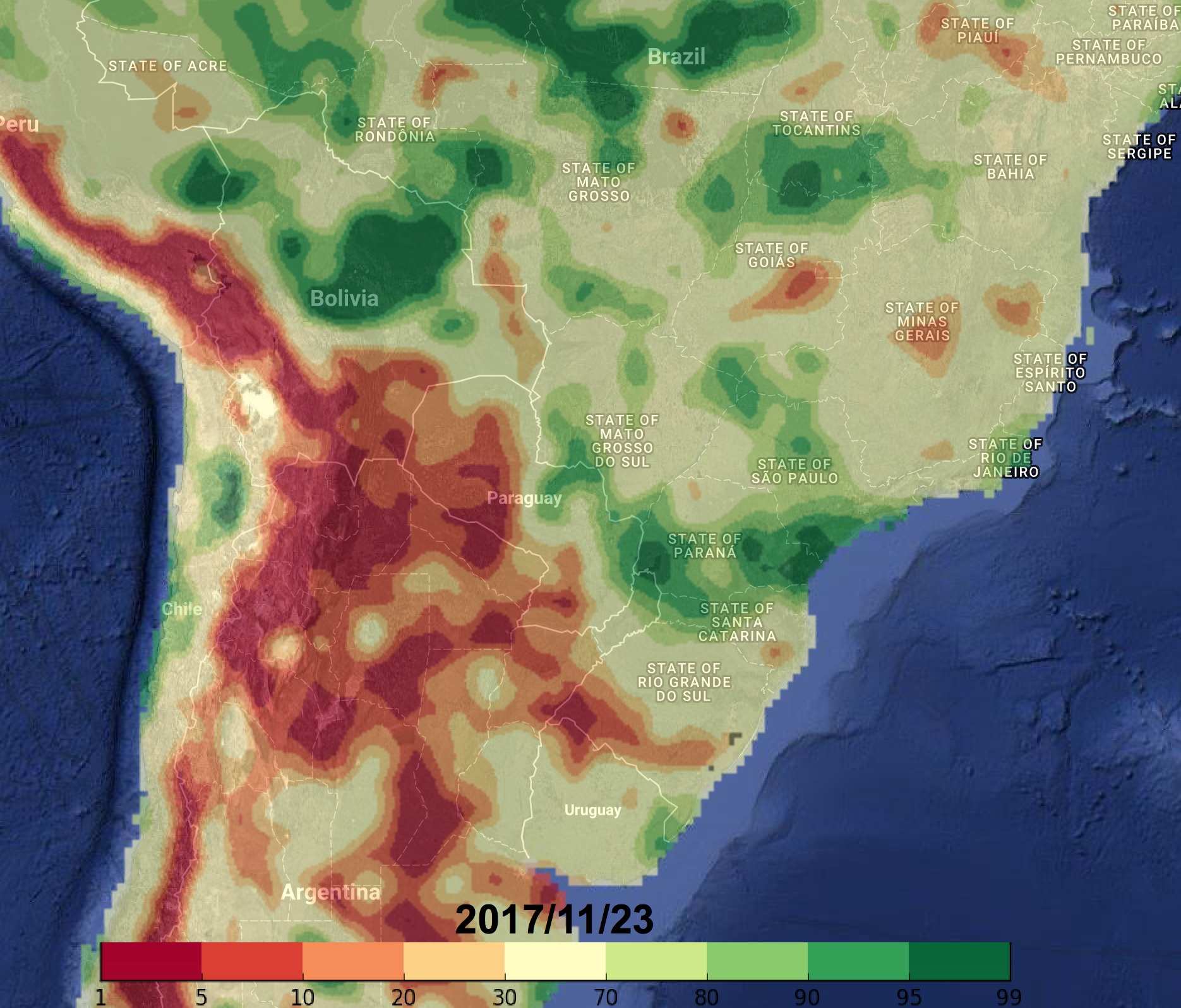 11-26-17 Sunday South America Week-Ahead Update: