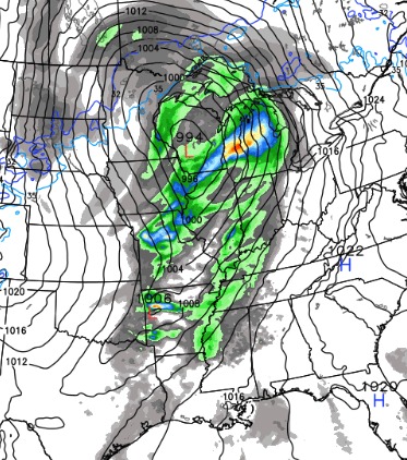 11-29-17 Illinois Forecast: Minor rain chance late tonight – dry and mild weekend ahead, big changes next week! N.