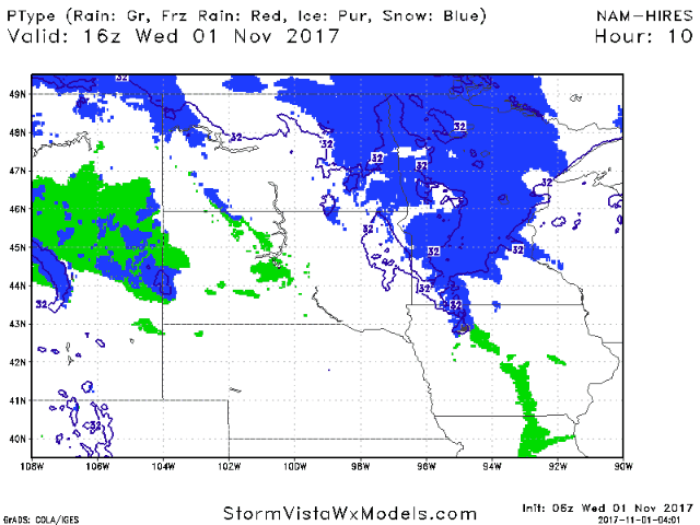11-01-17 North Dakota Update: Snow Today, More Possible Friday-Saturday! E.