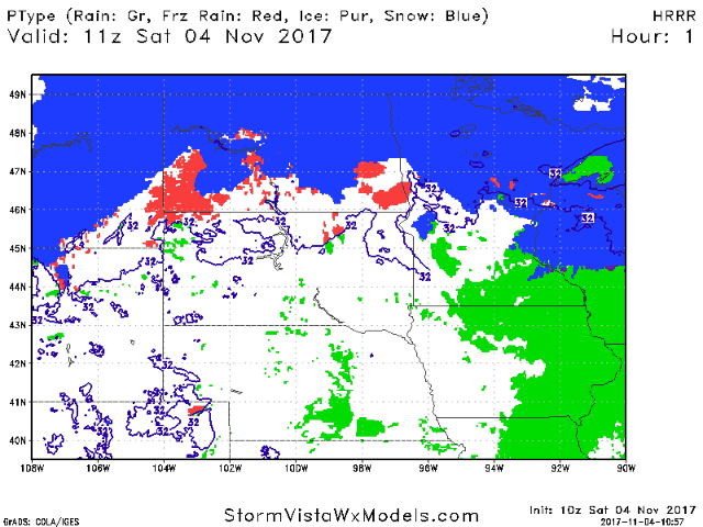 11-4-17 Northern Plains Regional Video: Latest on wintry precip through today. E.