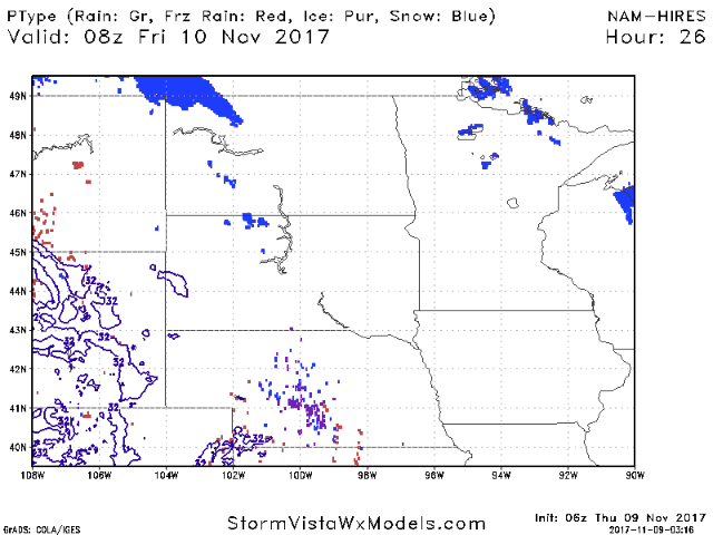 11-9-17 Dakotas Update: Brutal cold continues, some warmer times next week? E.