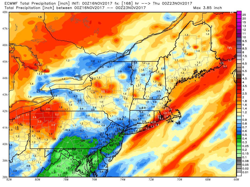 11-16-17 Northeast Video Forecast: Tracking multiple rain and wind events into the weekend. E.