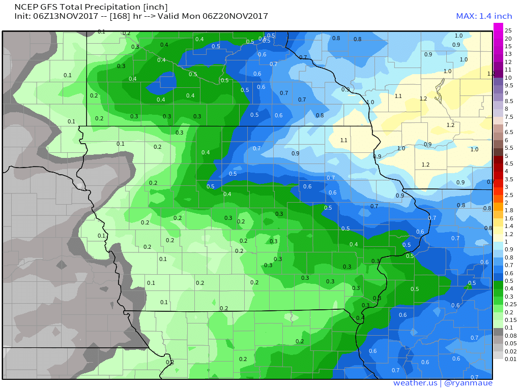 11-13-17 Iowa Forecast: Temperature roller coaster this week, eyeing end of week storm. E.