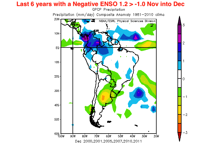 11-15-17 South America: Discussing updated east-based Nina analogs for pattern into Dec…dry Argentina concerns continue? K.