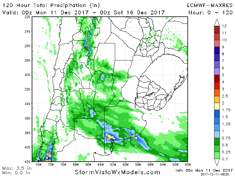 12-11-17 Early Morning South America Ag Weather Check-up. K.