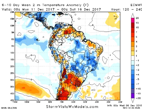 12-6-17 Early Morning South America Ag Weather Check-up. K.