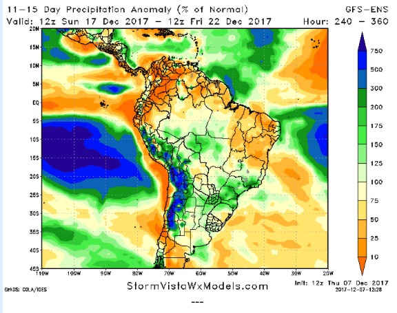 12-7-17 Afternoon South America Ag Weather Check-up. K.