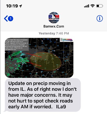 Text Update Offer. Get Forecast Updates From Our Meteorologists!