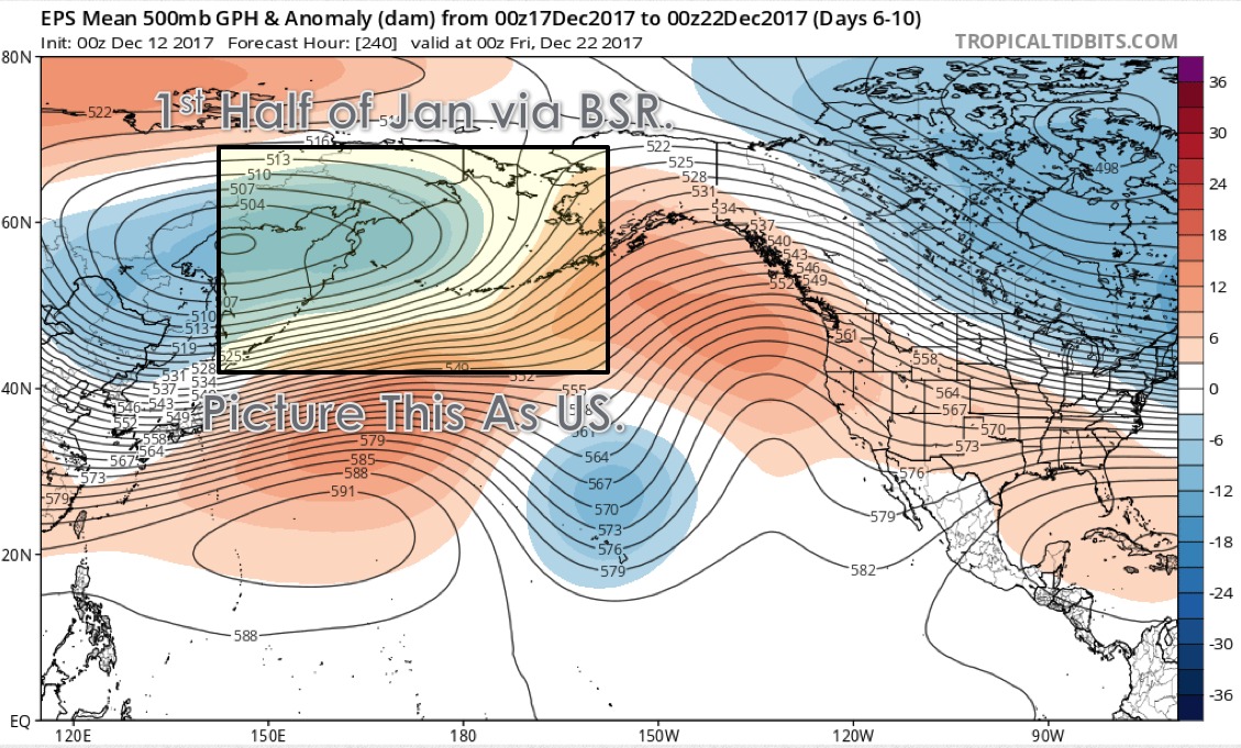 12-12-17 Long Range Update: Continued analysis on the Nina forcing returning. M.