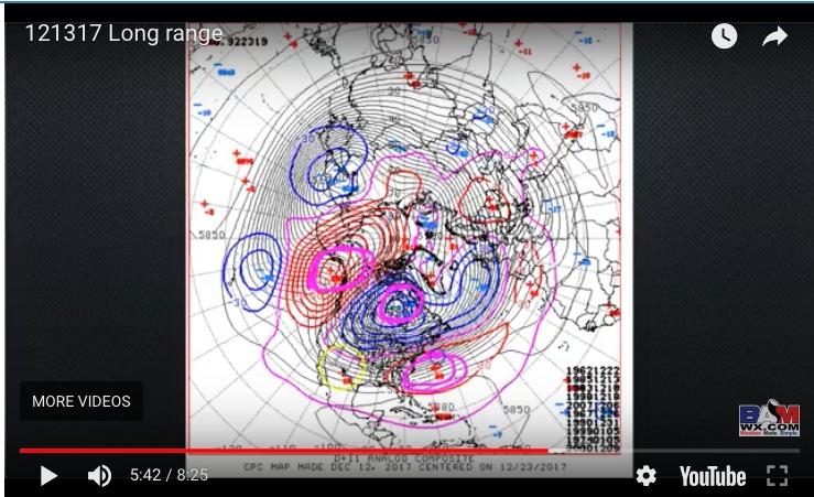 12-13-17 Long Range Update: Dreaming of a White Christmas. M.