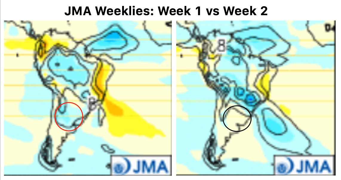 12-14-17 South America: Argentina rains evolving as expected…latest analysis on how long we think this lasts. K.