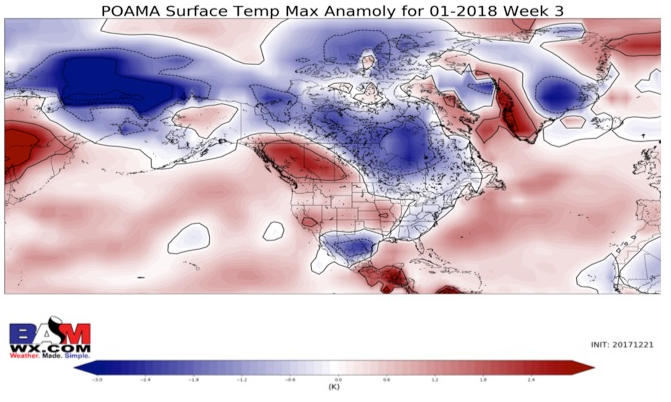 12-22-17 Long Range Update: Discussing Risks To The Jan Forecast. Sifting Through Noise.