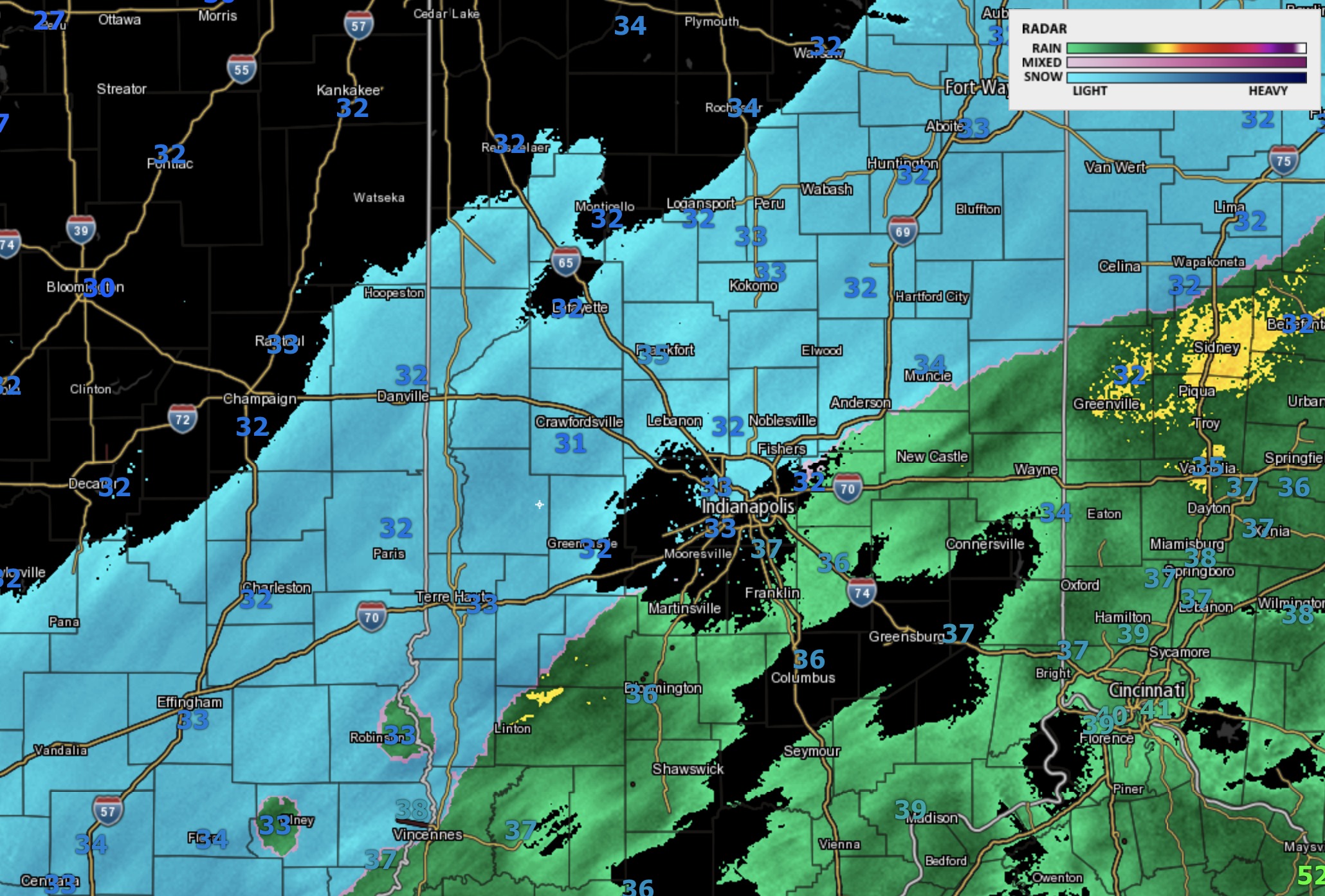 12-23-17 AM Nowcast Update. Heavy Wet Snow Falling. Details Here. M.