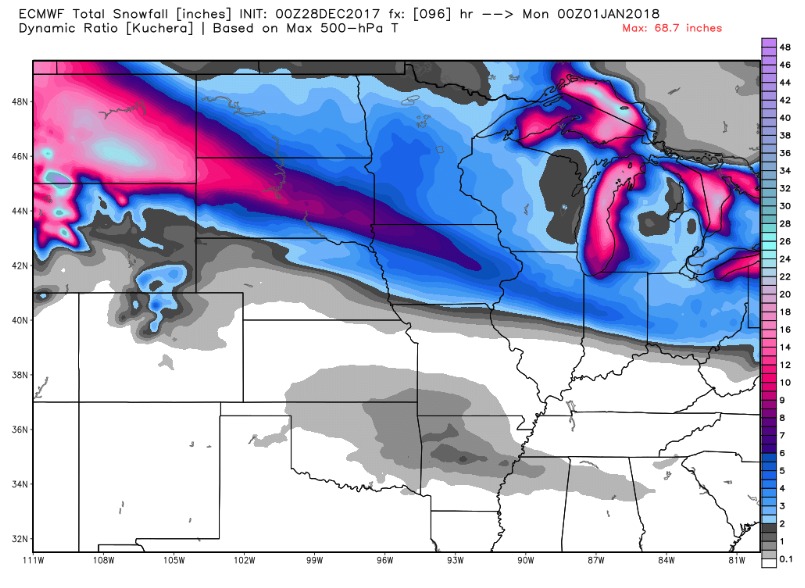 12-28-17 Nebraska/Iowa: Tracking multiple snow chances and dangerous cold. B.