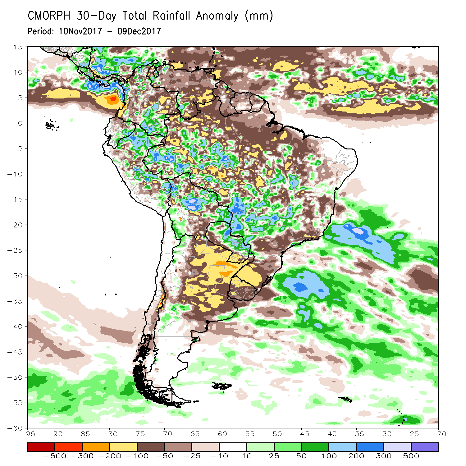 12-11-17 South America: Analyzing the risks of Argentina rains in the coming 1-2 weeks. K.