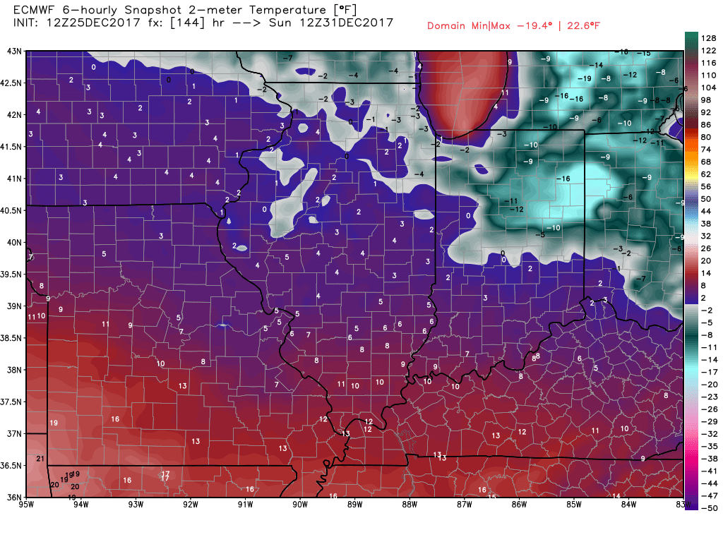 12-25-17 Northern INDOT District Update – Latest on pesky lake effect snow next 60 hours + eyeing weekend accumulating snowfall event/extreme cold. K.