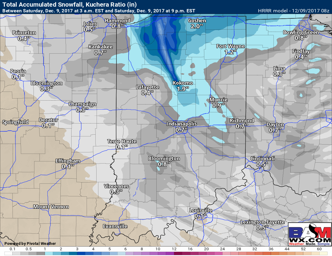 12-9-17 Ft. Wayne District AM Update on the Snow