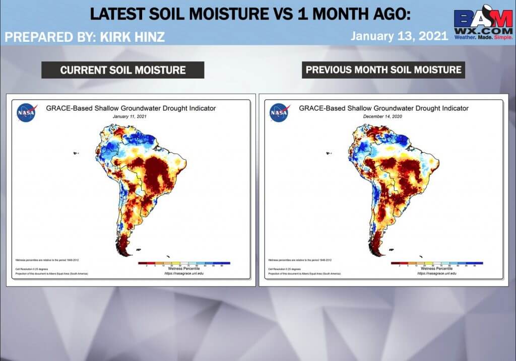 1-13-20 South America: Breaking down latest atmospheric drivers for pattern next 2 weeks. K.