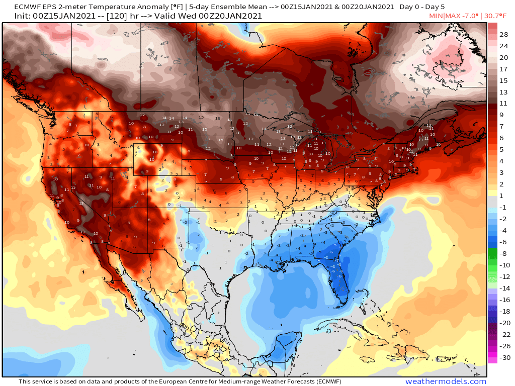 1-15-21 Early AM Energy Report: Discussing volatile model trends and risks to the forecast. B.
