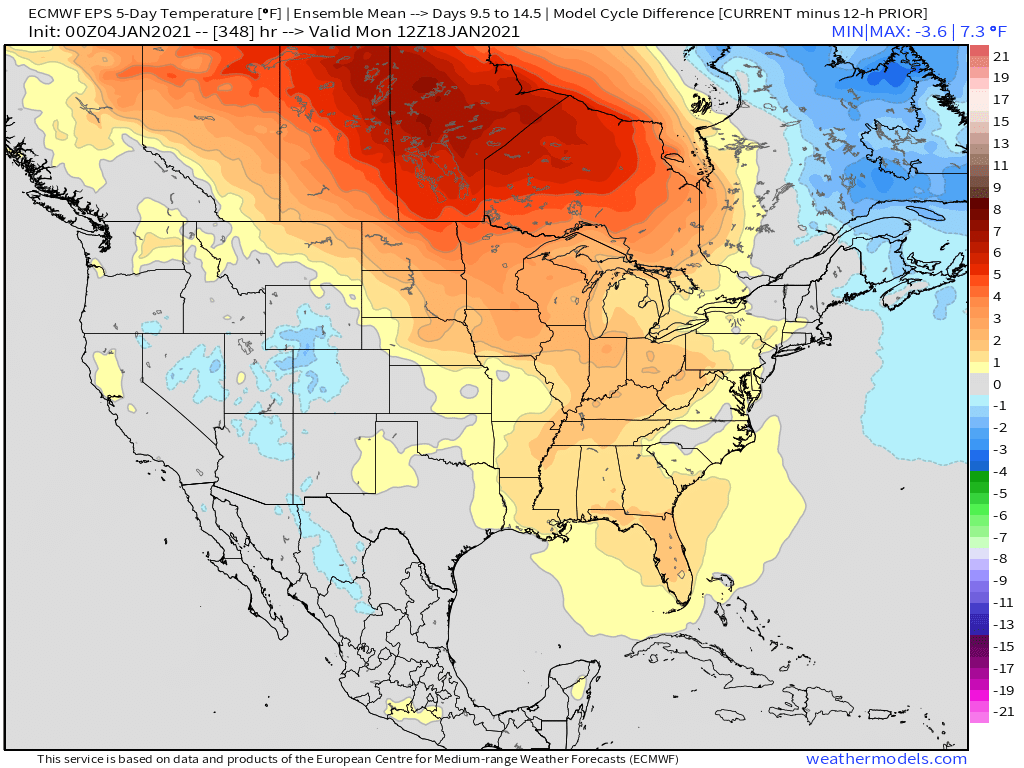 1-4-21 Early AM Energy Report: Analyzing numerous risks and lower confidence for January… blocking likely to persist, however. B.