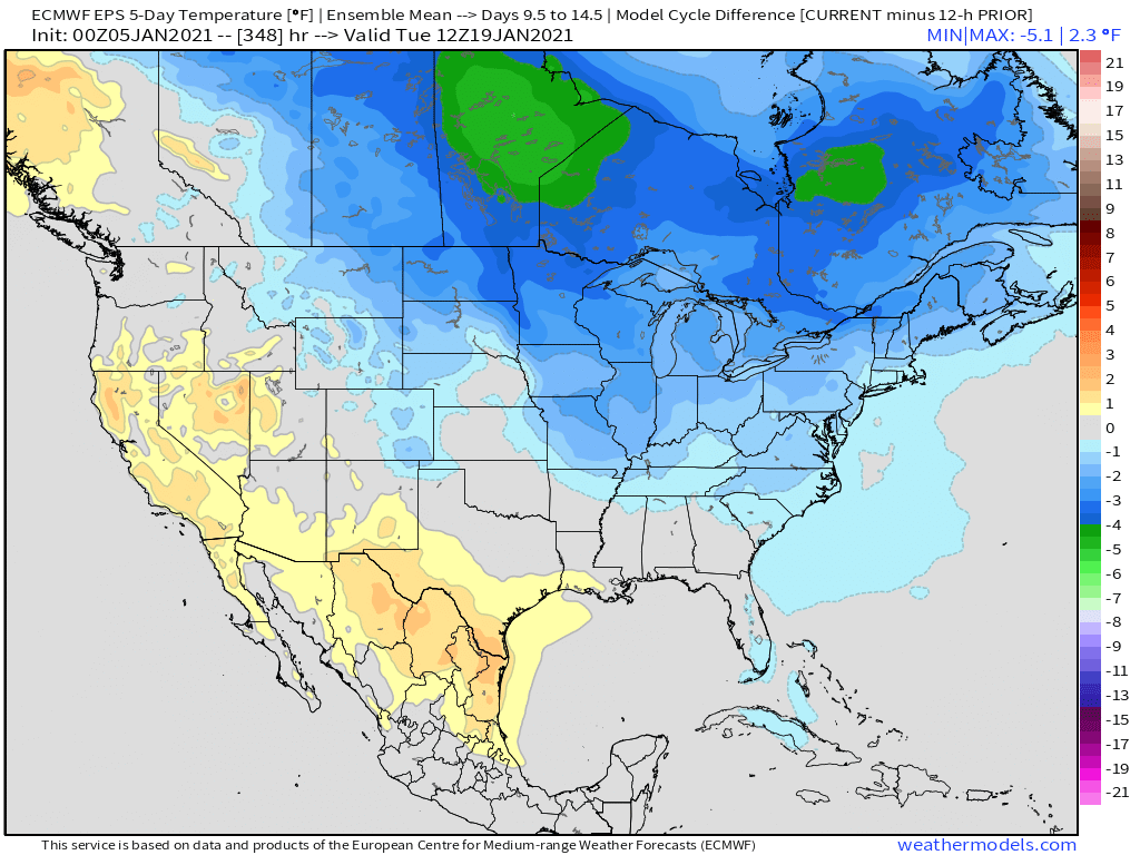 1-5-21 Early AM Energy Report: Keeping an eye on SSW and blocking influences for mid-late January. B.