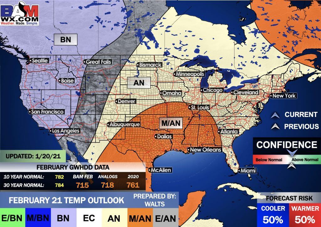 1-20-21 Special PM Update: Updated February Outlooks