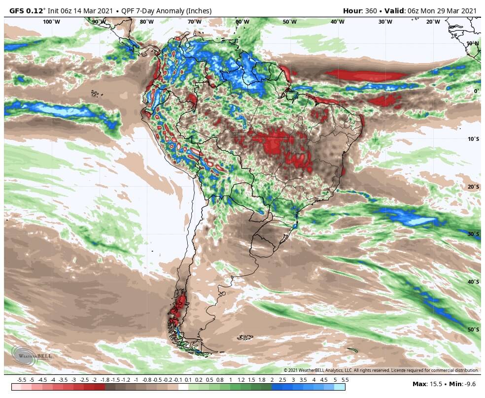 3/14/21 South America: quick forecast thoughts next 2 weeks…critical period ahead. K.