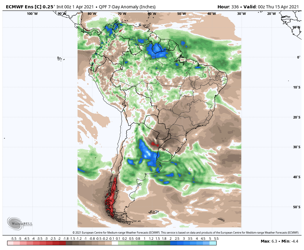 4-1-21 South America: Discussing some mixed signals & lower confidence in the week 2 timeframe today. K.