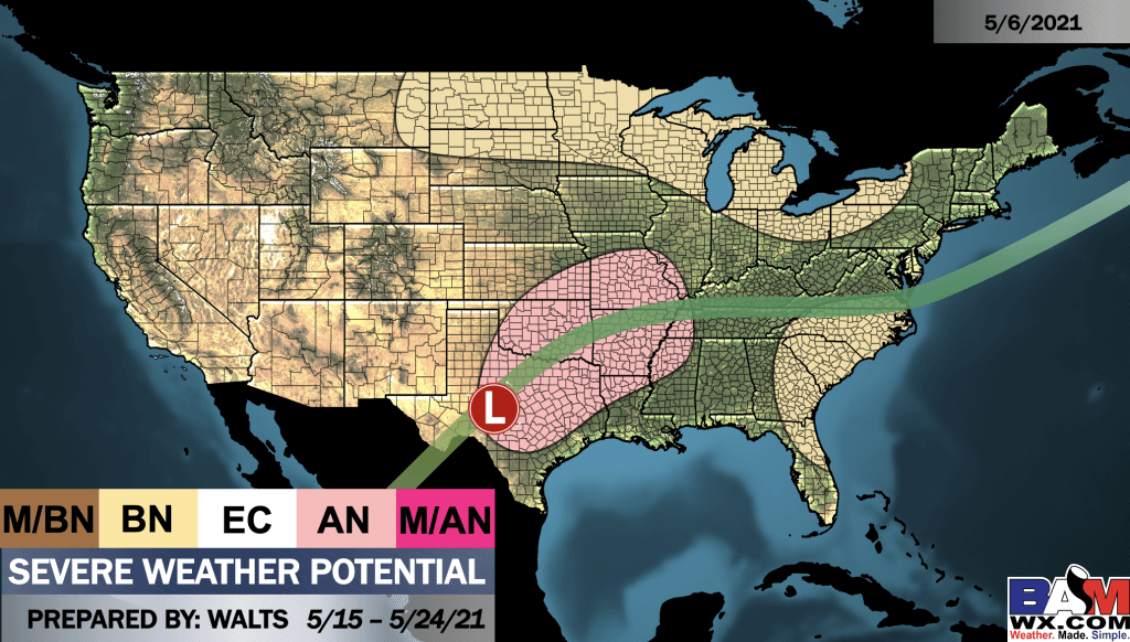 5-6-21 Long-range: Updated growing season forecast thoughts. M.