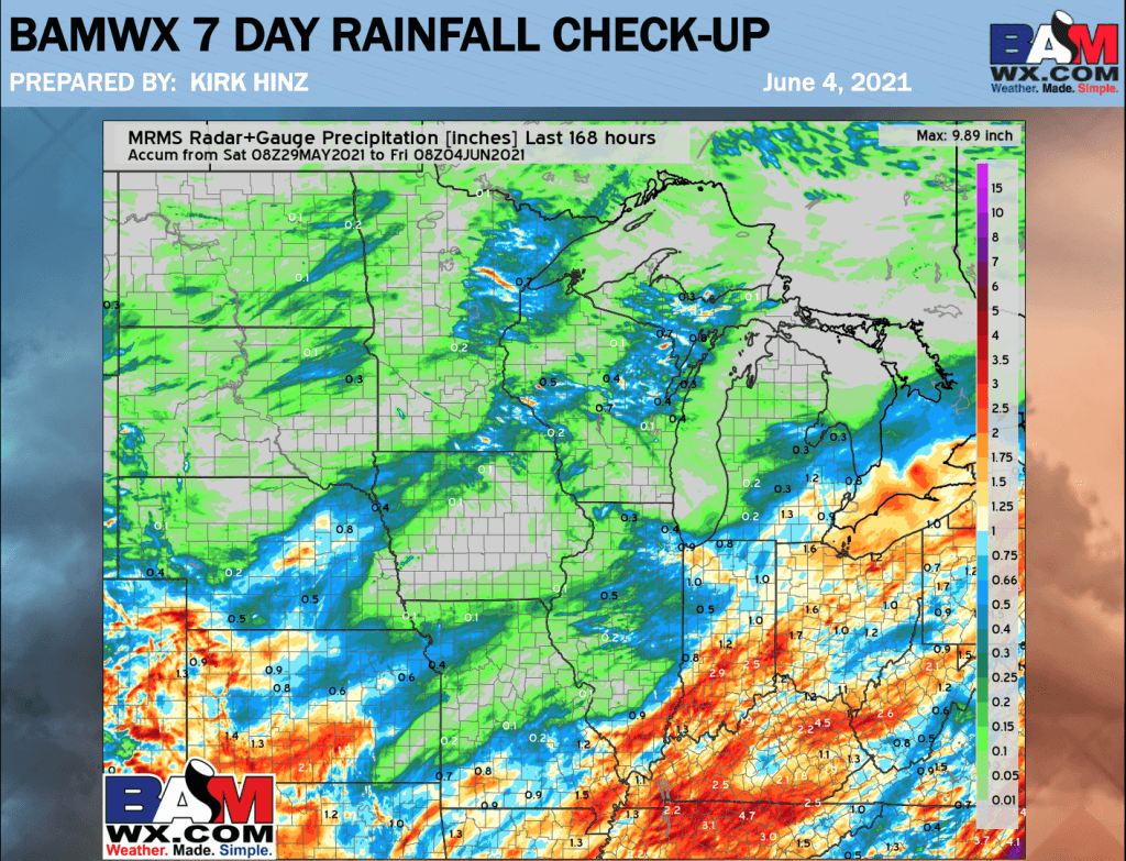 6-4-21 AM Ag Weather Report: Breaking down modeled precipitation differences ahead into mid-June. K.