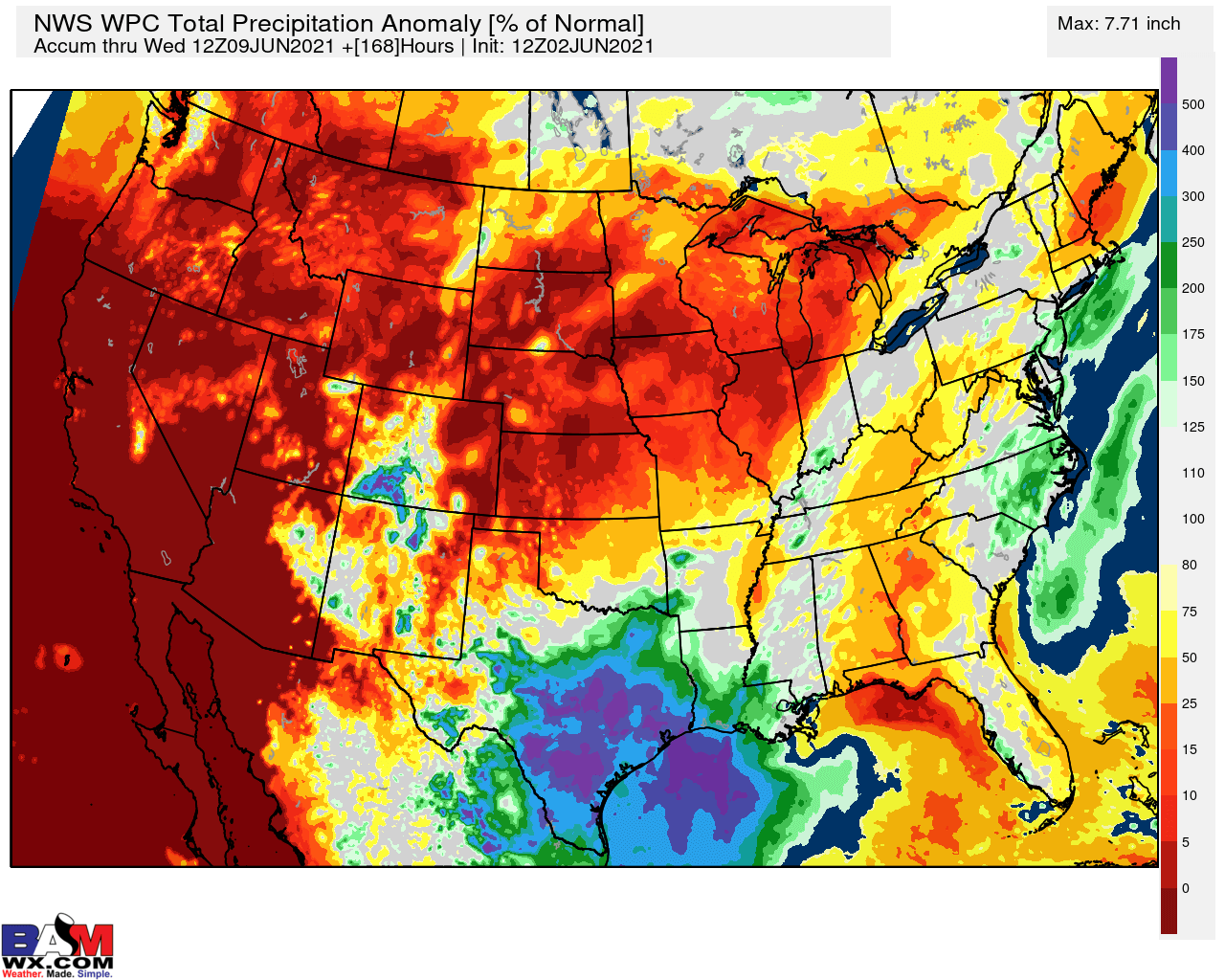 6-2-21 Long-range: Latest update on June dry risks. M.