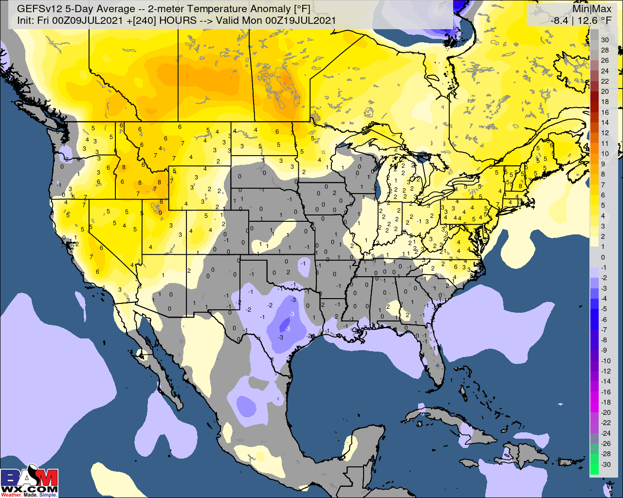 7-9-21 Early AM Energy Report: Discussing risks to expected heat for mid-late July. B.