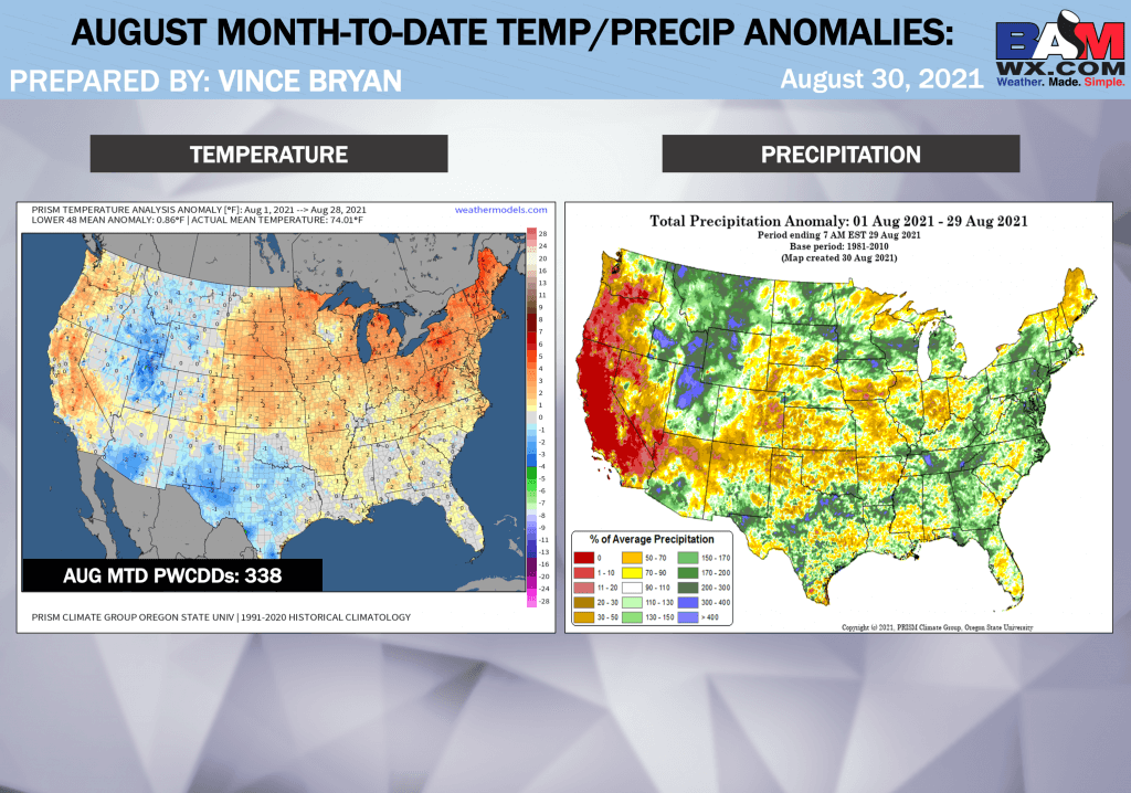 8-30-21 Long-range: Recapping recent severe weather, update on Ida + pattern discussion for the next 2 weeks. M.