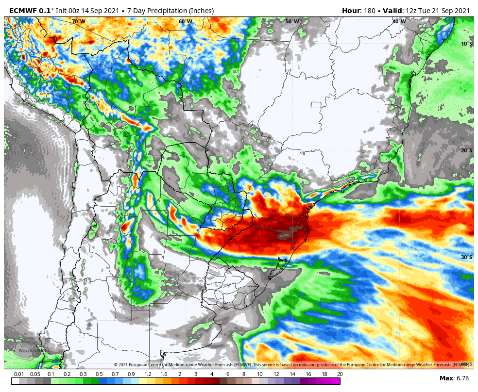 9-14-21 South America: Detailed breakdown of the pattern next 2-4 weeks + discussing model biases / disagreements. K.