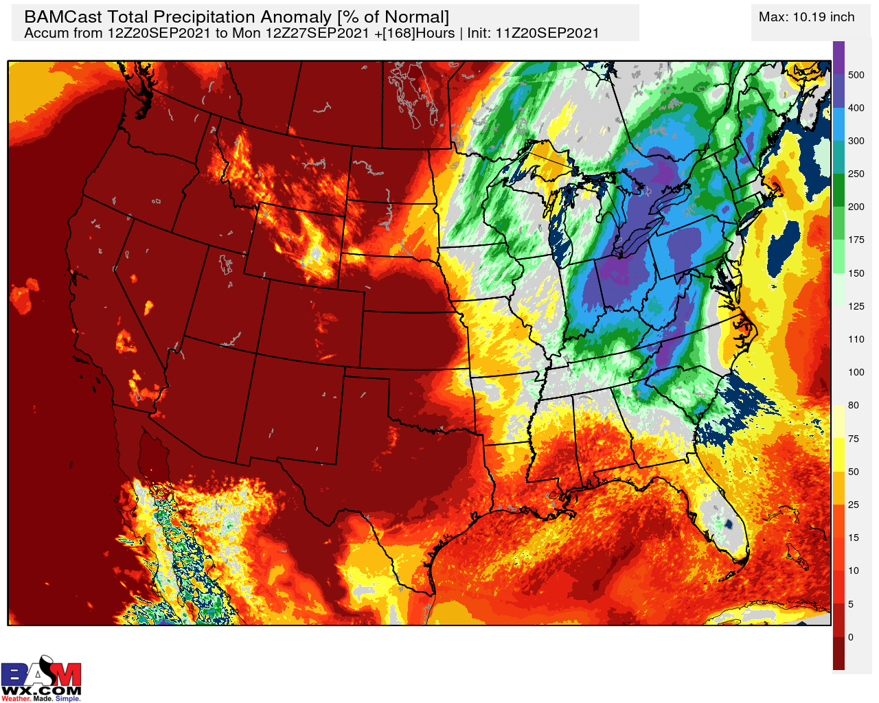 9-20-21 Long-range: Discussing short-term E. Corn Belt heavy rains + updated Oct thoughts today. M.