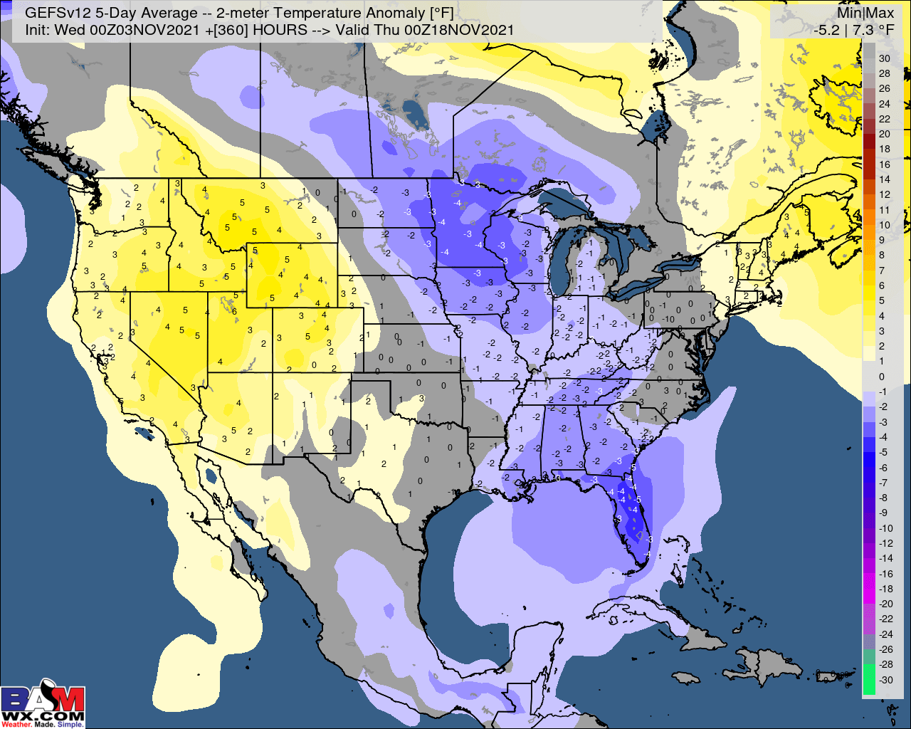 11-3-21 AM Energy Report: Data seeing cooler transition starting late week 2. B.