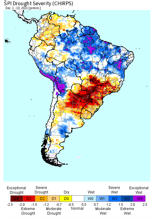 12-13-21 SA: Sharing latest observed rainfall last 30 days + updated forecast thoughts into early January. K.