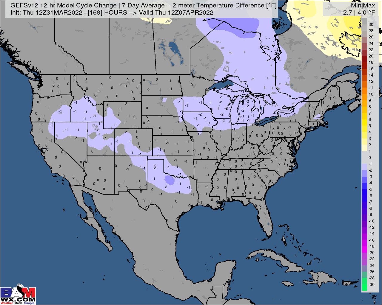 3-31-22 PM GEFS Energy Report: Cooler week 1 trends. Discussing late week 2 evolution. B.