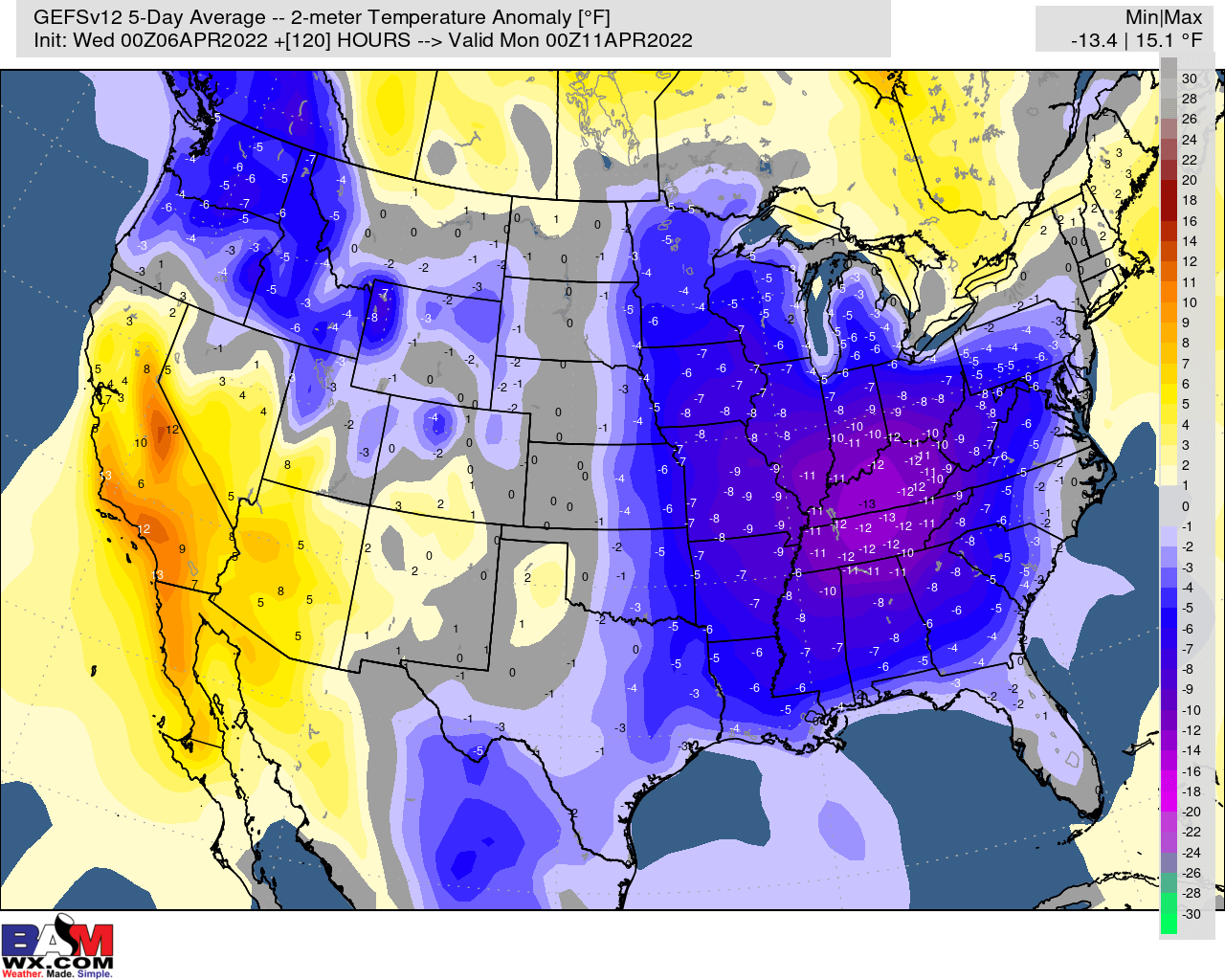 4-6-22 Early AM Energy: Discussing colder shot of air into Easter Weekend, forecast risks. B.