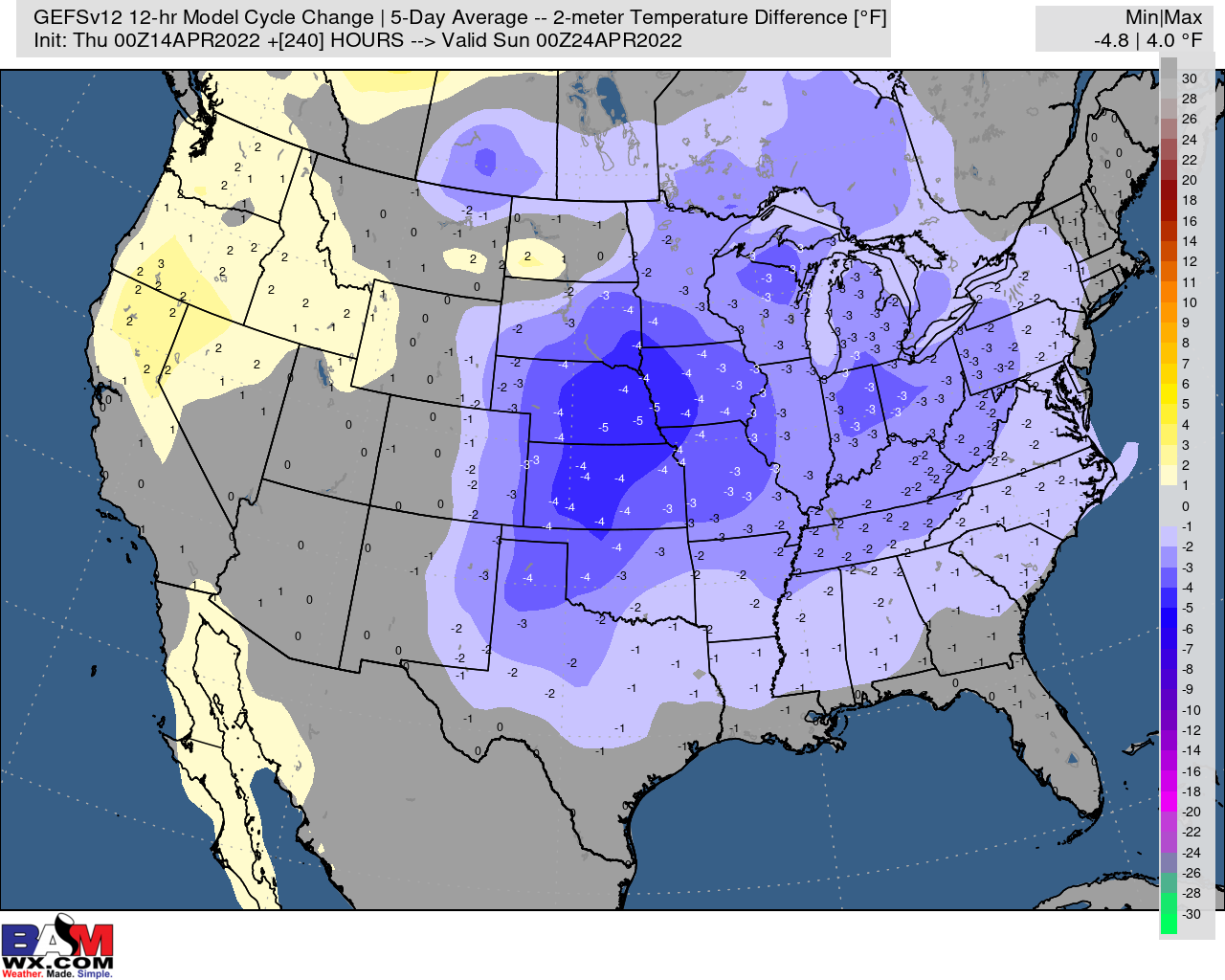 4-14-22 Early AM Energy Report: Analyzing differences in week 2 data. B.