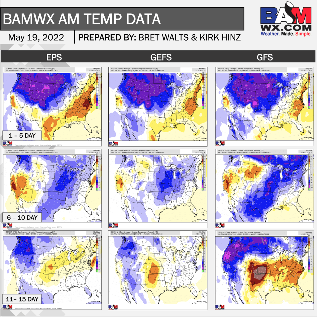5-19-22 Early AM Energy Report: Discussing cooler air next week, risks to close out May. B.