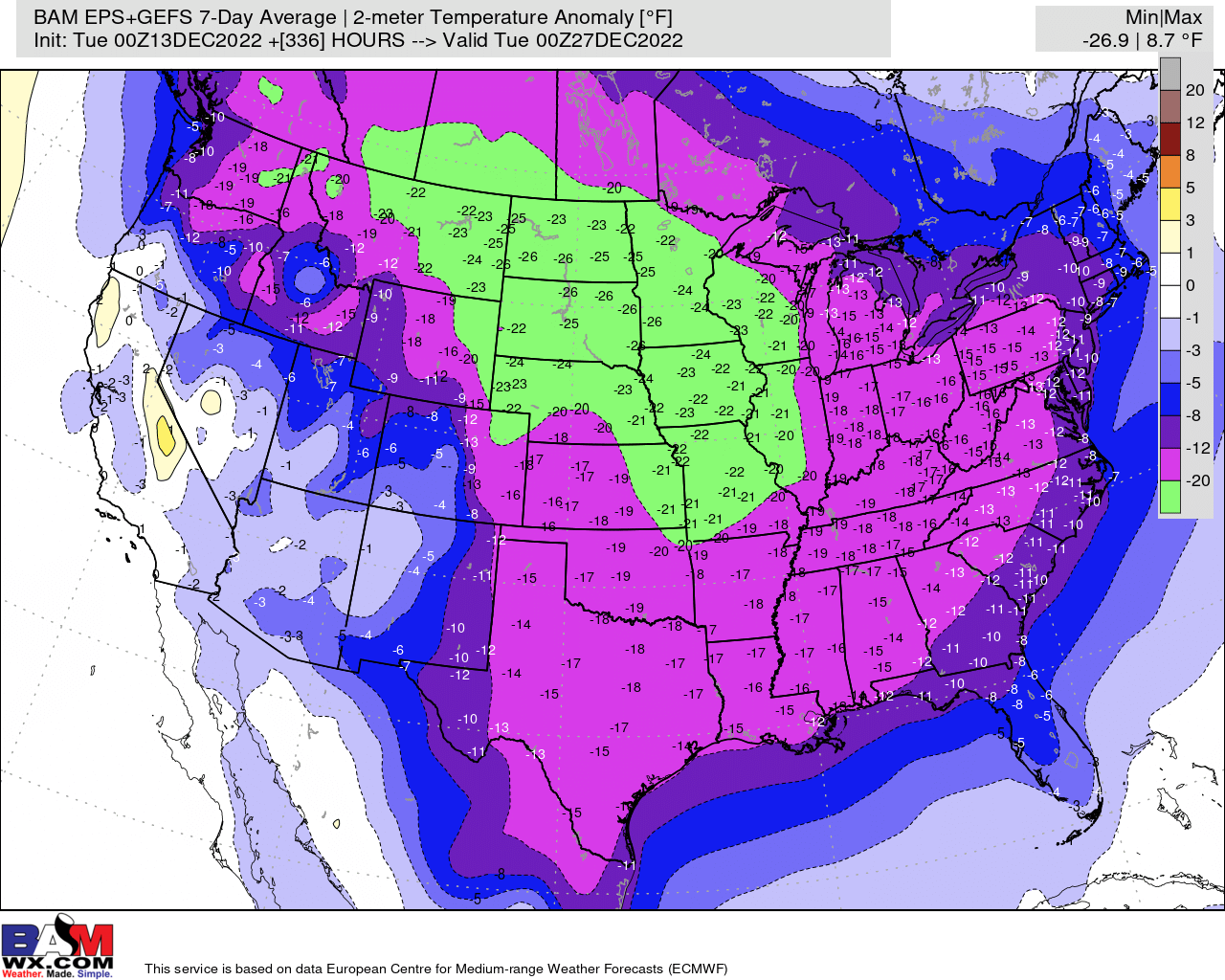 12-13-22 AM Energy Report: Data forecasting varying degrees of exceptionally above normal demand. Details here. B.