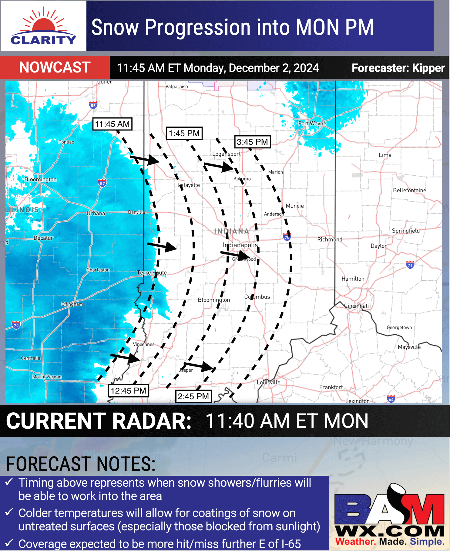 Indianapolis Hourly Forecast - s3ad9tc