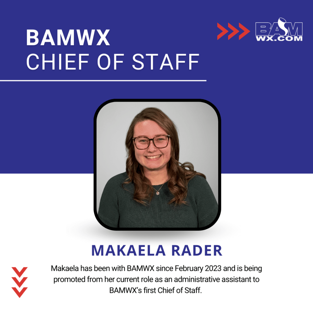 BAMWX Announces Promotion of Makaela Rader to Chief of Staff