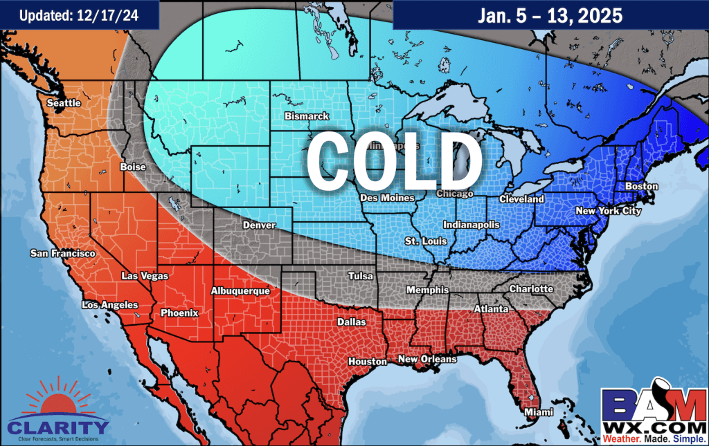 Wild Winter Swings Continue into the New Year – BAM Weather